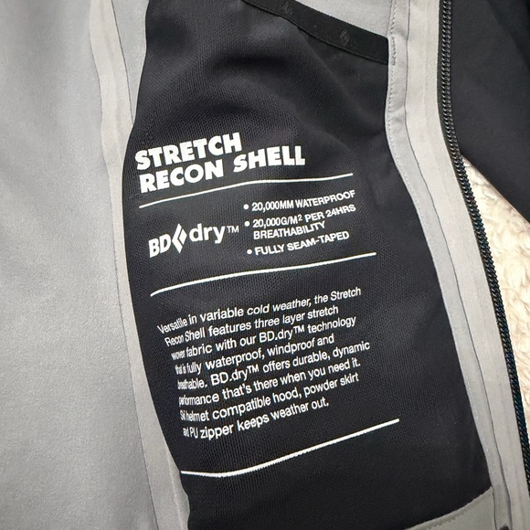 Black Diamond Woman’s Stretch Recon Shell Small Black - Picture 7 of 8